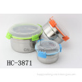 New Arrival Stainless Steel Keep Fresh Box 4pcs/set Colorful Design